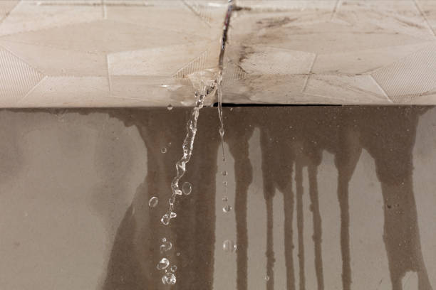 Professional Flood Damage Cleanup technician working in Bellefontaine, OH